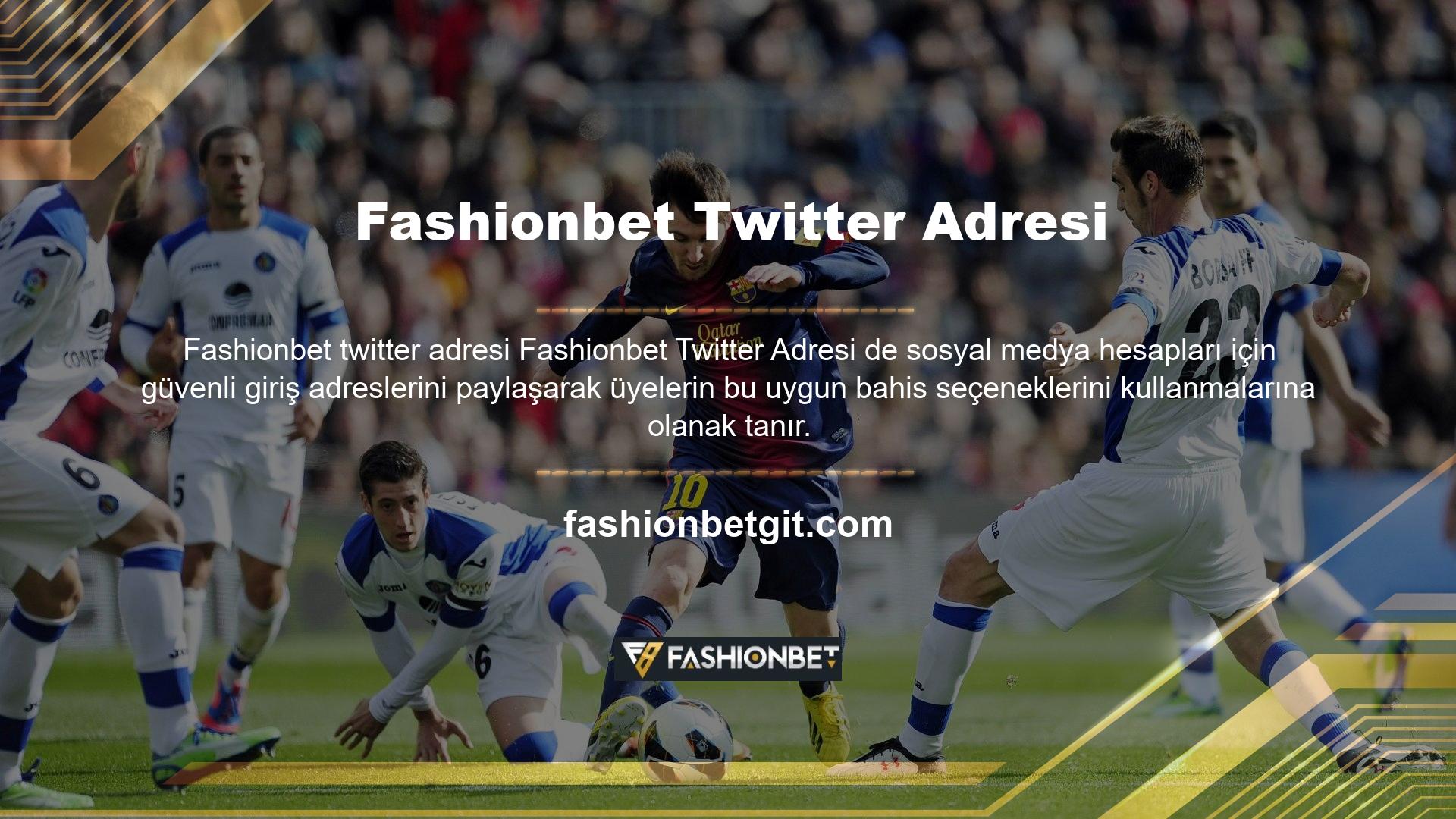 Sonuçlar, maç saatleri, bahis seçenekleri ve yeni promosyon bonusları hakkında en son bilgiler için Twitter'da Fashionbet takip edin